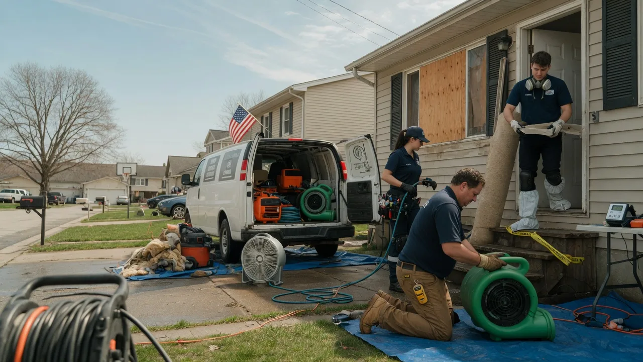 Water Damage Restoration in Petroleum, WV near me